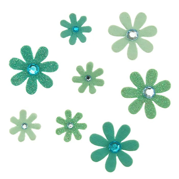 Blue Colour Florettes with Sparkle Flowers